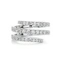 1 CT Round Spiral Lab Grown Diamond Wedding Band