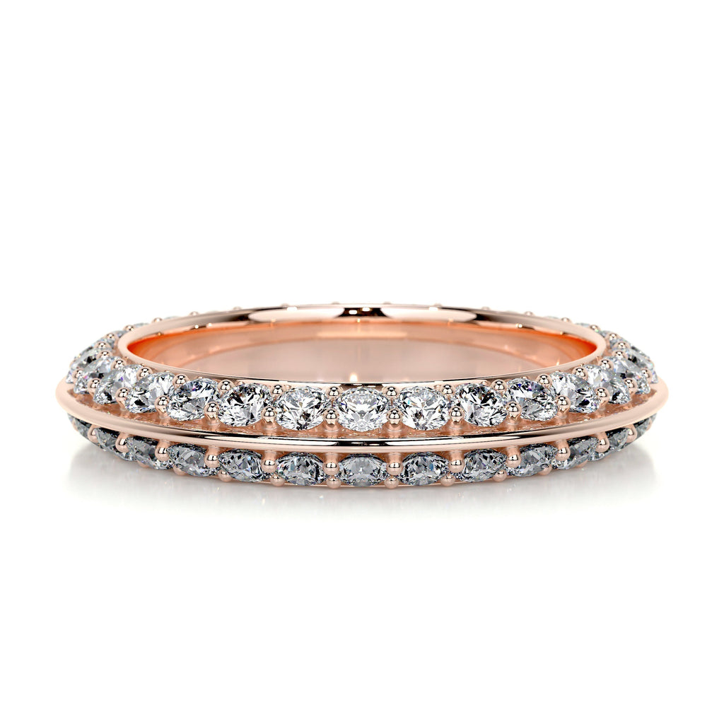 0.5 CT Round Full Eternity Lab Grown Diamond Wedding Band