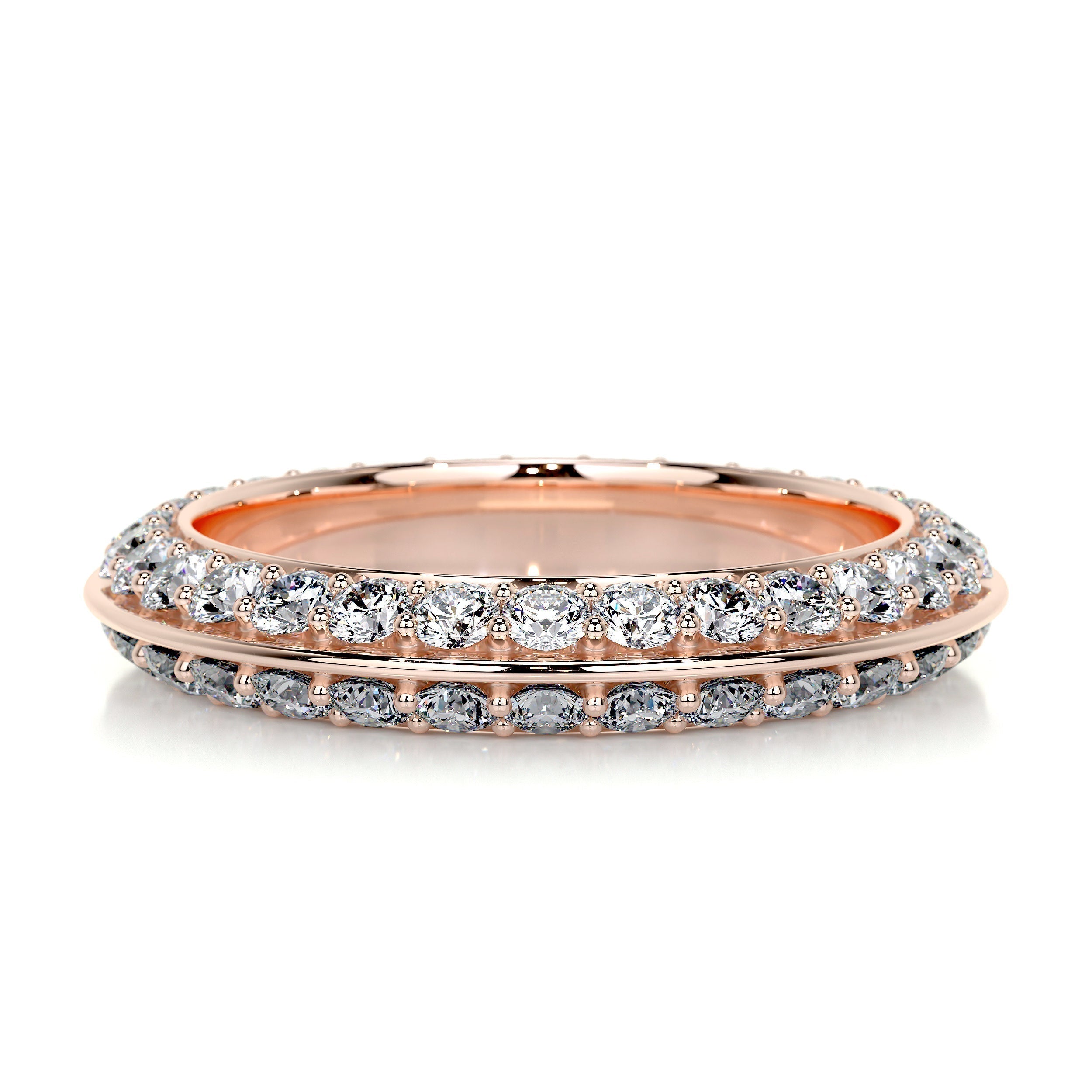 0.5 CT Round Full Eternity Lab Grown Diamond Wedding Band