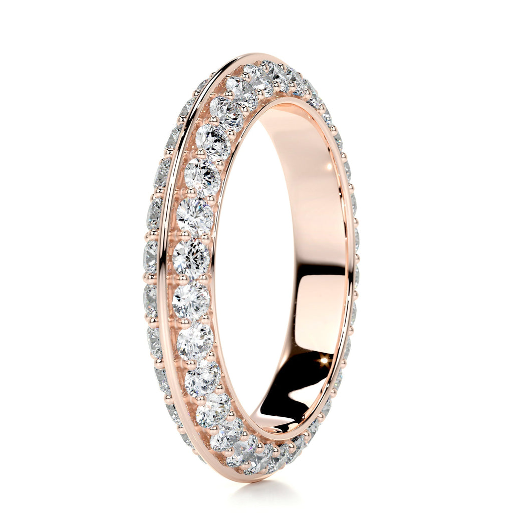 0.5 CT Round Full Eternity Lab Grown Diamond Wedding Band