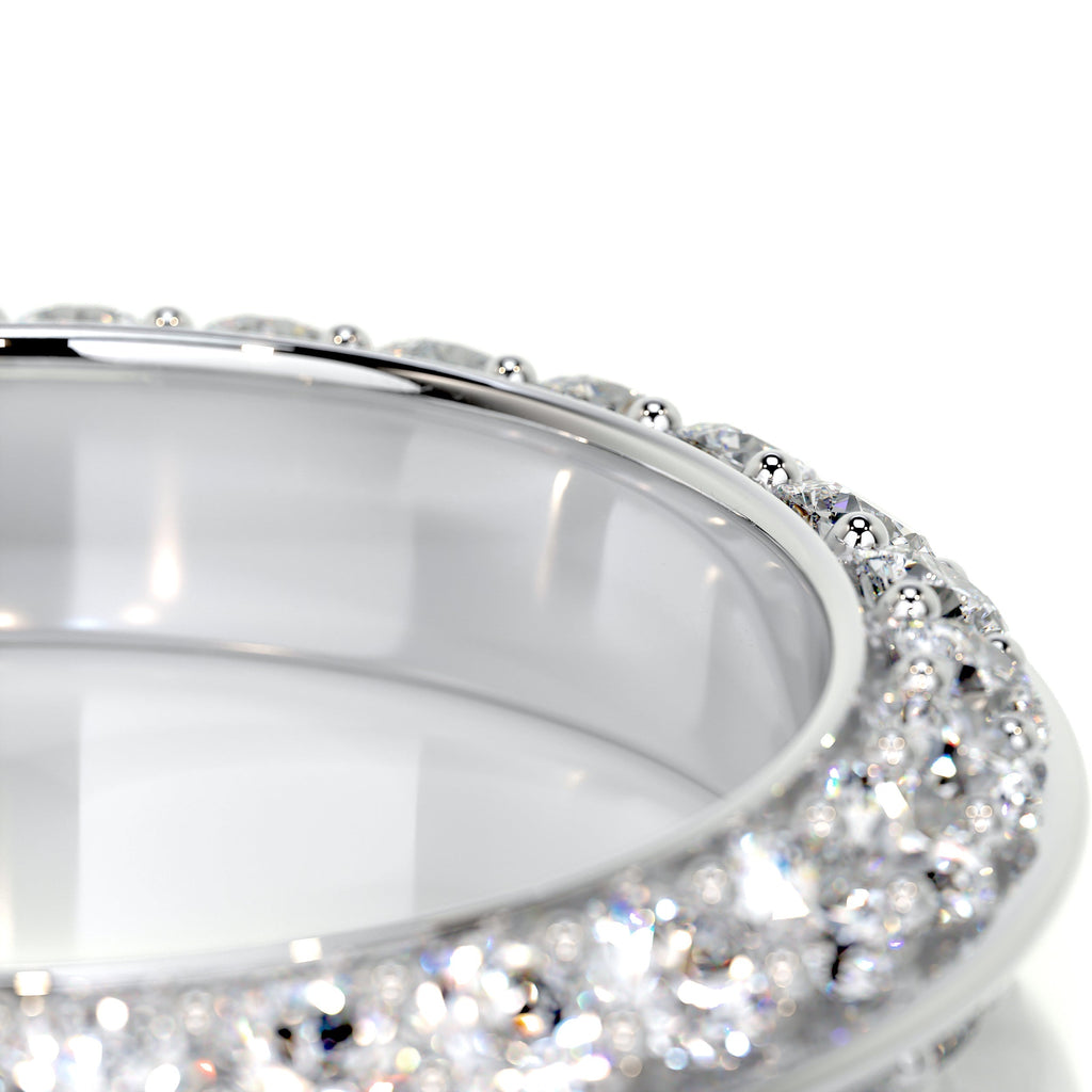 0.5 CT Round Full Eternity Lab Grown Diamond Wedding Band