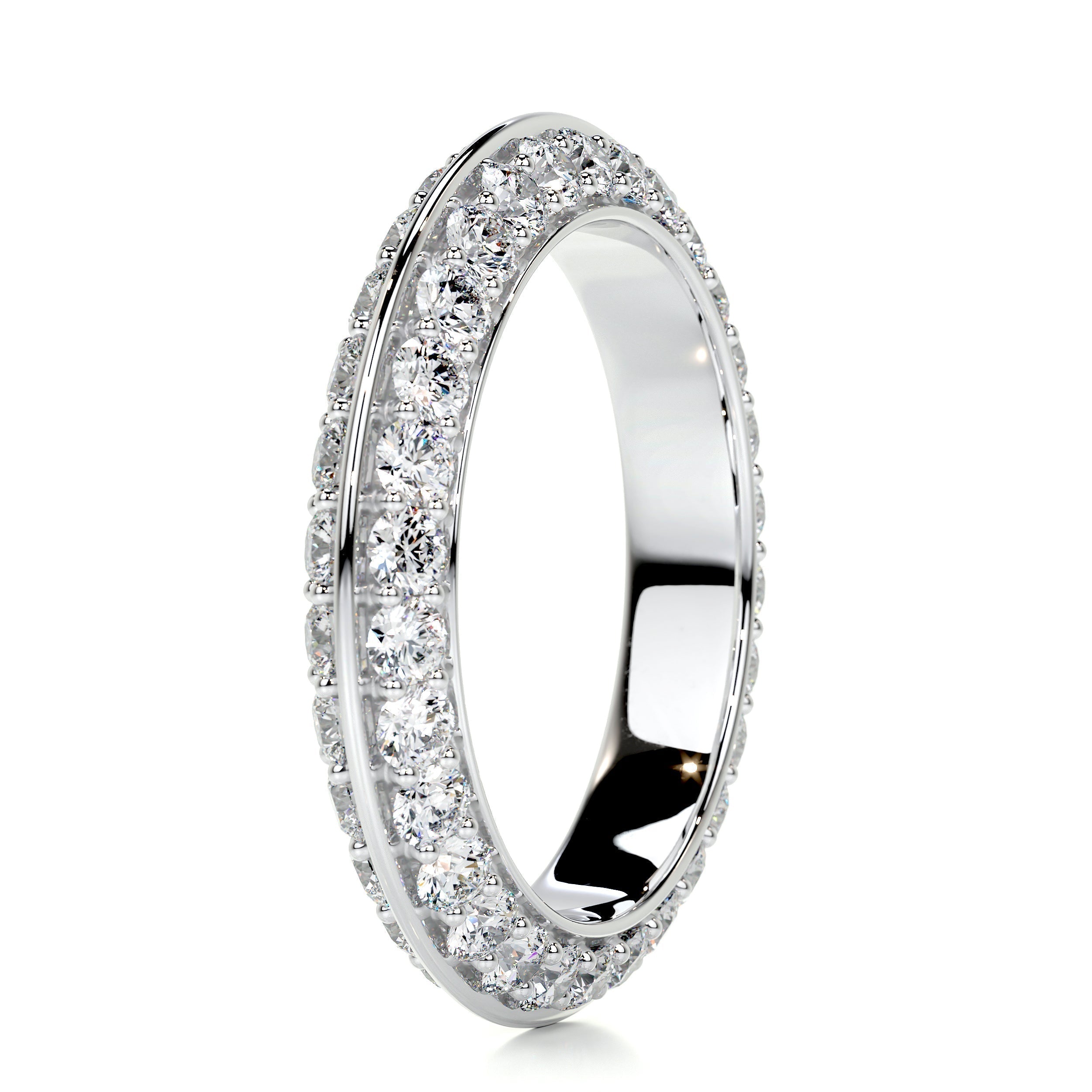 0.5 CT Round Full Eternity Lab Grown Diamond Wedding Band