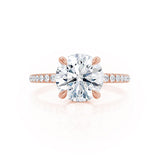 1.20 CT Round Hidden Halo CVD G/VS1 Diamond Engagement Ring