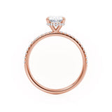 1.50 CT Oval Hidden Halo CVD G/VVS1 Diamond Engagement Ring