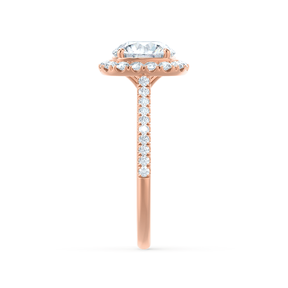 1.0 CT Cushion Halo CVD G/VVS1 Diamond Engagement Ring