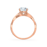 0.75 CT Round Solitaire CVD G/VS2 Diamond Engagement Ring