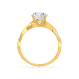 1.20 CT Round Solitaire CVD F/VS2 Diamond Engagement Ring