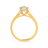 1.50 CT Emerald Solitaire CVD G/VVS2 Diamond Engagement Ring