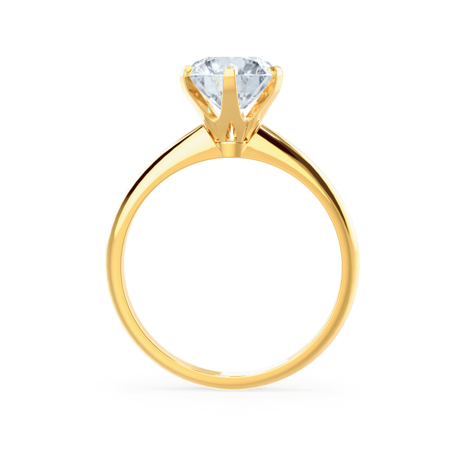 2.50 CT Round Solitaire CVD G/VS1 Diamond Engagement Ring