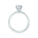 1.20 CT Round Pave Setting CVD E/VVS2 Diamond Engagement Ring