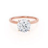 1.20 CT Round Solitaire CVD E/VVS2 Diamond Engagement Ring