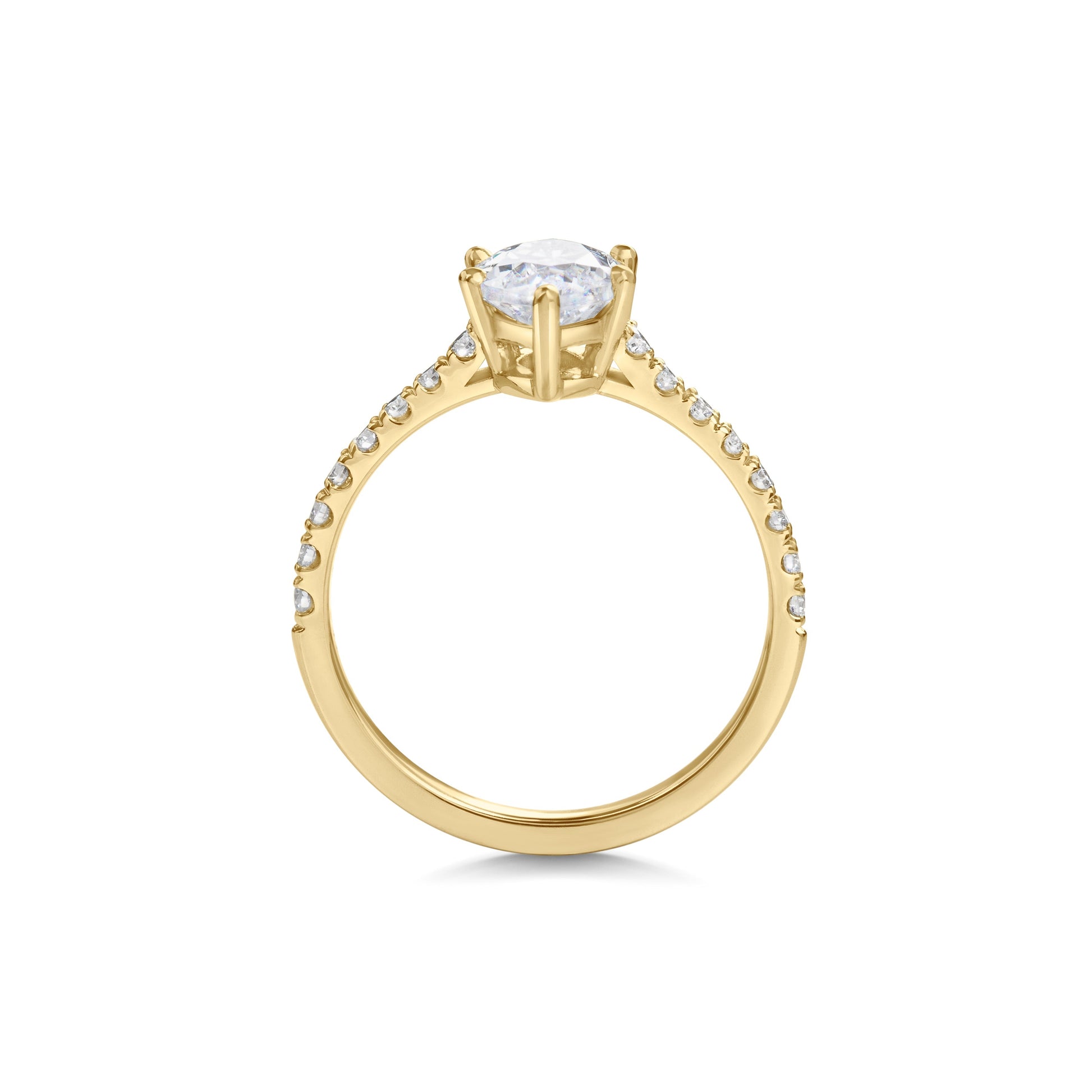 2 CT Marquise Cut Pave CVD F/VS1 Diamond Engagement Ring 7