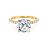 0.80 CT Cushion Pave Setting CVD G/VVS2 Diamond Engagement Ring