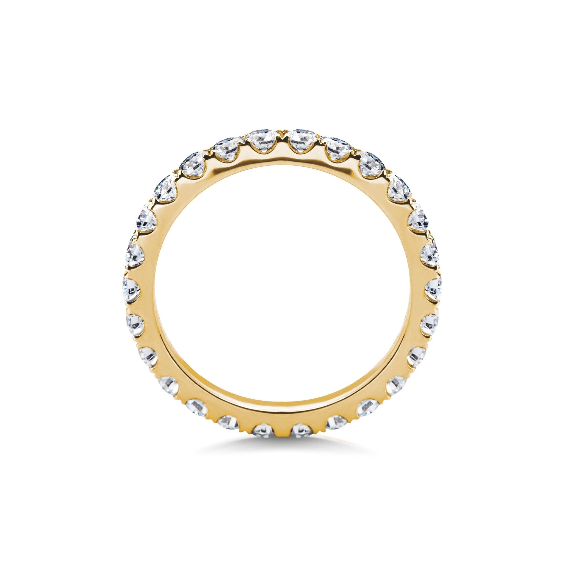 1.15 CT Round Full Eternity CVD EF/VVS Diamond Wedding Band 7