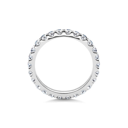 1.15 CT Round Full Eternity CVD EF/VVS Diamond Wedding Band 4