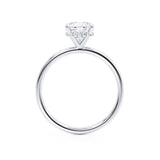 1.50 CT Cushion Hidden Halo CVD F/VVS2 Diamond Engagement Ring
