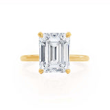 1.50 CT Emerald Hidden Halo CVD G/VS1 Diamond Engagement Ring