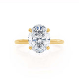 1.20 CT Oval Hidden Halo CVD E/VS1 Diamond Engagement Ring