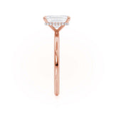 1.20 CT Radiant Hidden Halo CVD F/VS1 Diamond Engagement Ring