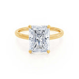 1.20 CT Radiant Hidden Halo CVD G/VS2 Diamond Engagement Ring