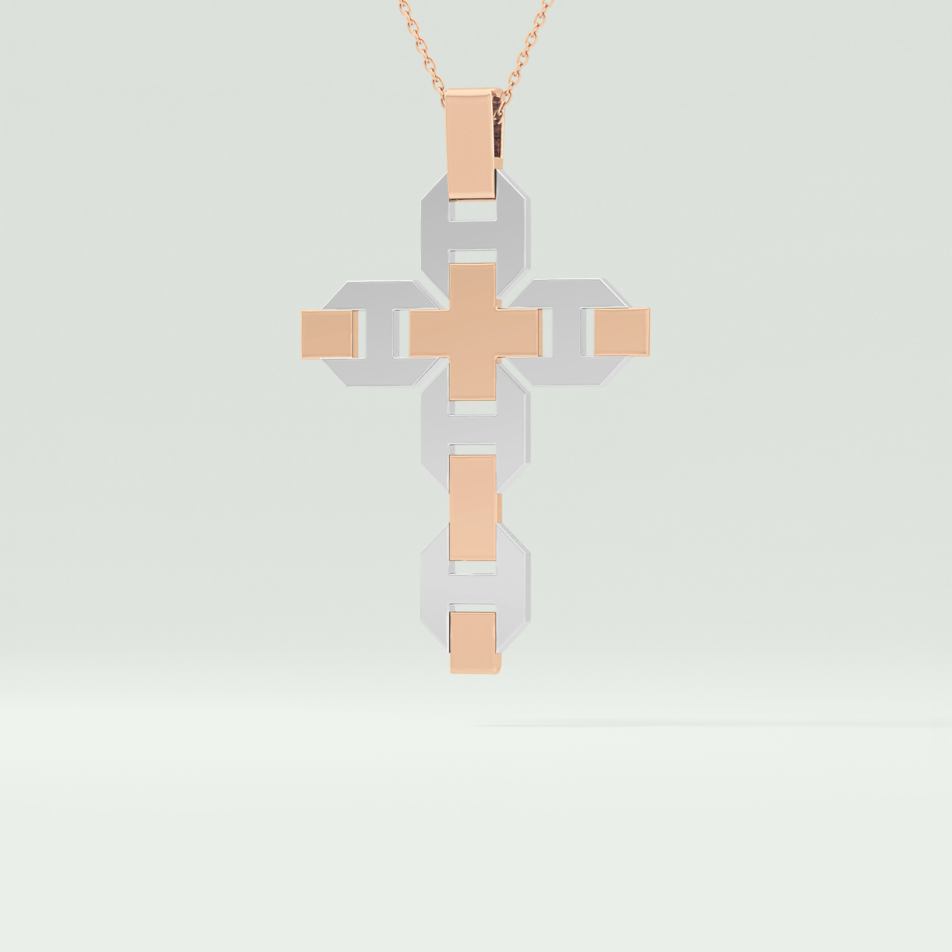 0.50 CT Polished Finished Round Black Moissanite Stones Necklace For Him 7