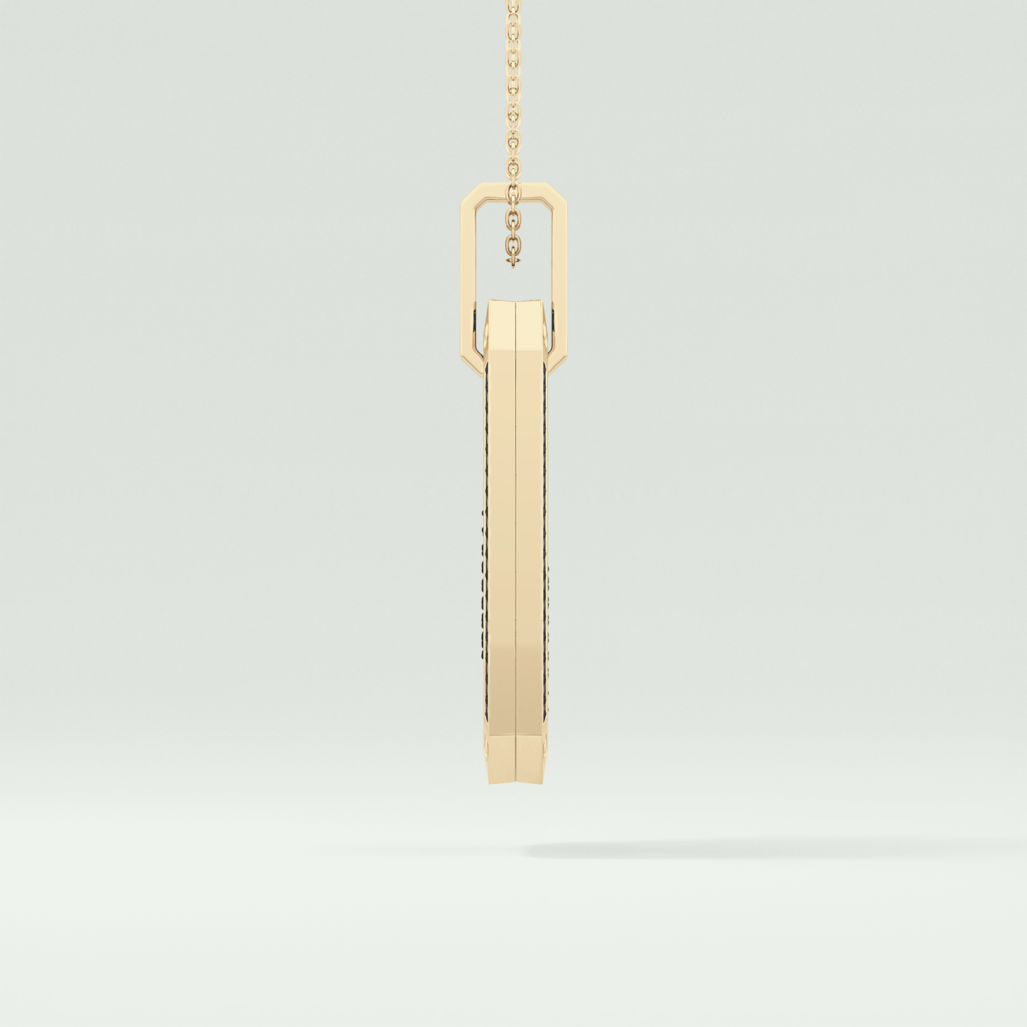 0.90 CT Star Shaped Black Moissanite Diamond Stones Necklace For Him 4