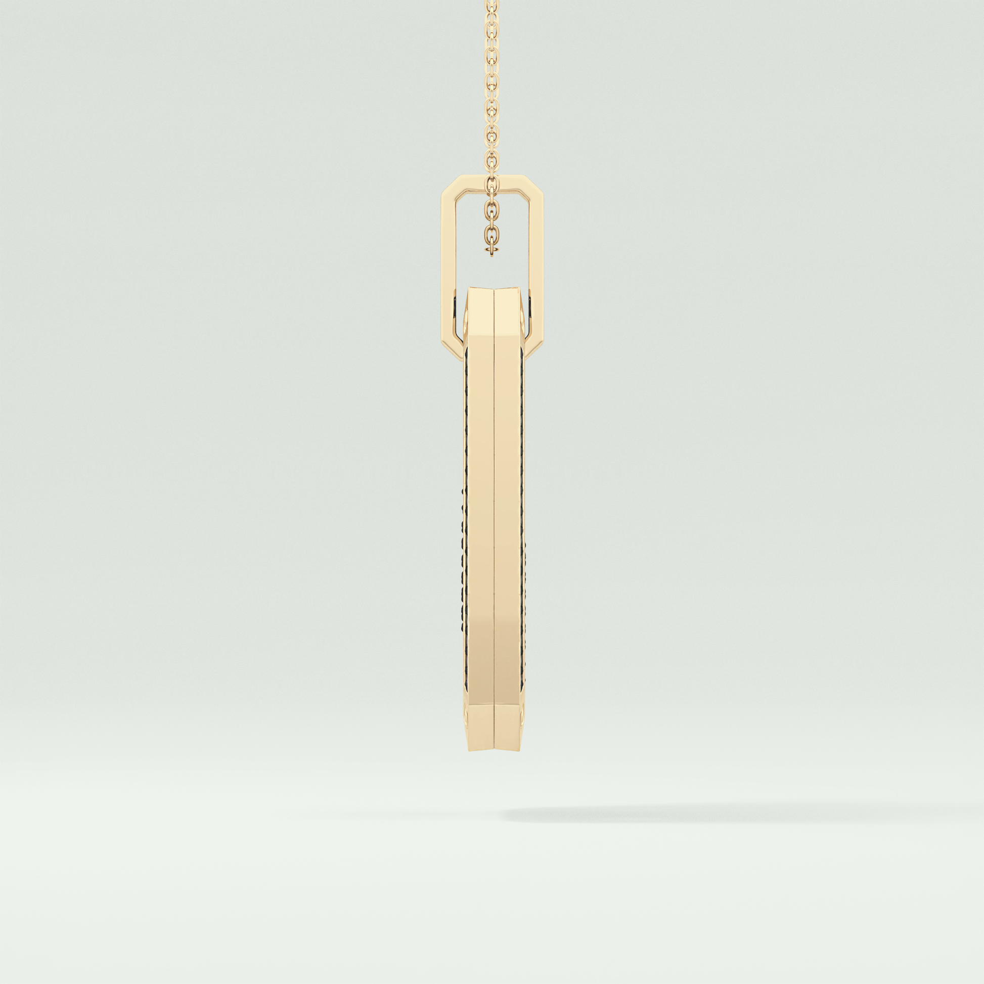 0.90 CT Star Shaped Black Moissanite Diamond Stones Necklace For Him 4