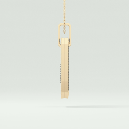 0.90 CT Star Shaped Black Moissanite Diamond Stones Necklace For Him 4