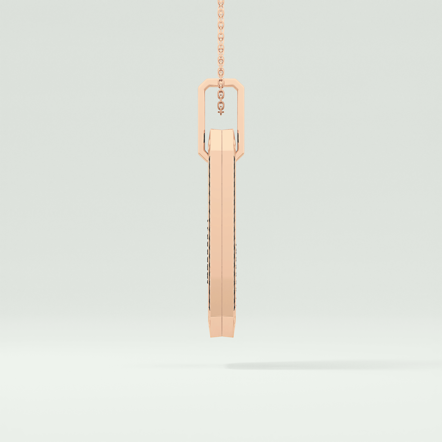 0.90 CT Star Shaped Black Moissanite Diamond Stones Necklace For Him 12