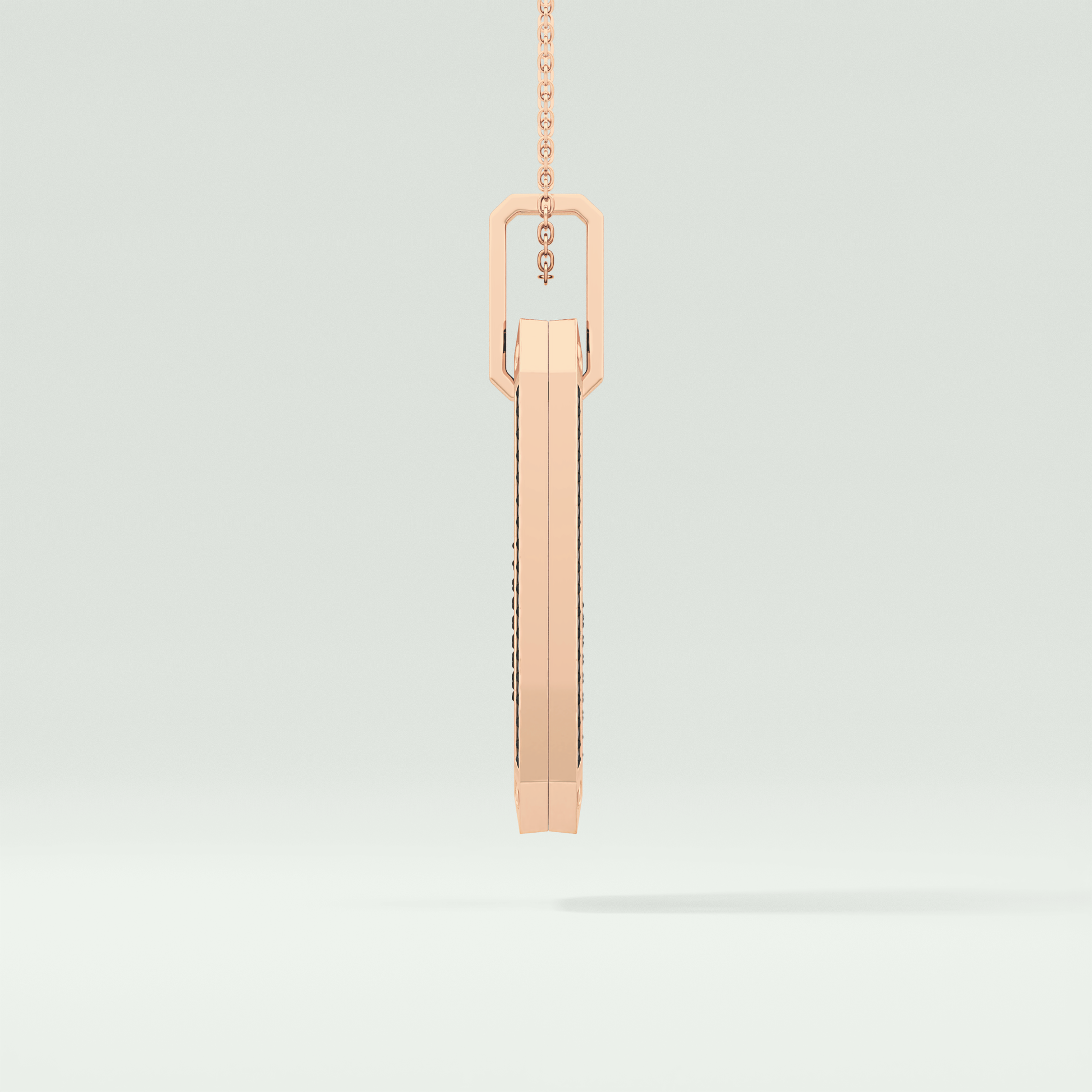 0.90 CT Star Shaped Black Moissanite Diamond Stones Necklace For Him 12