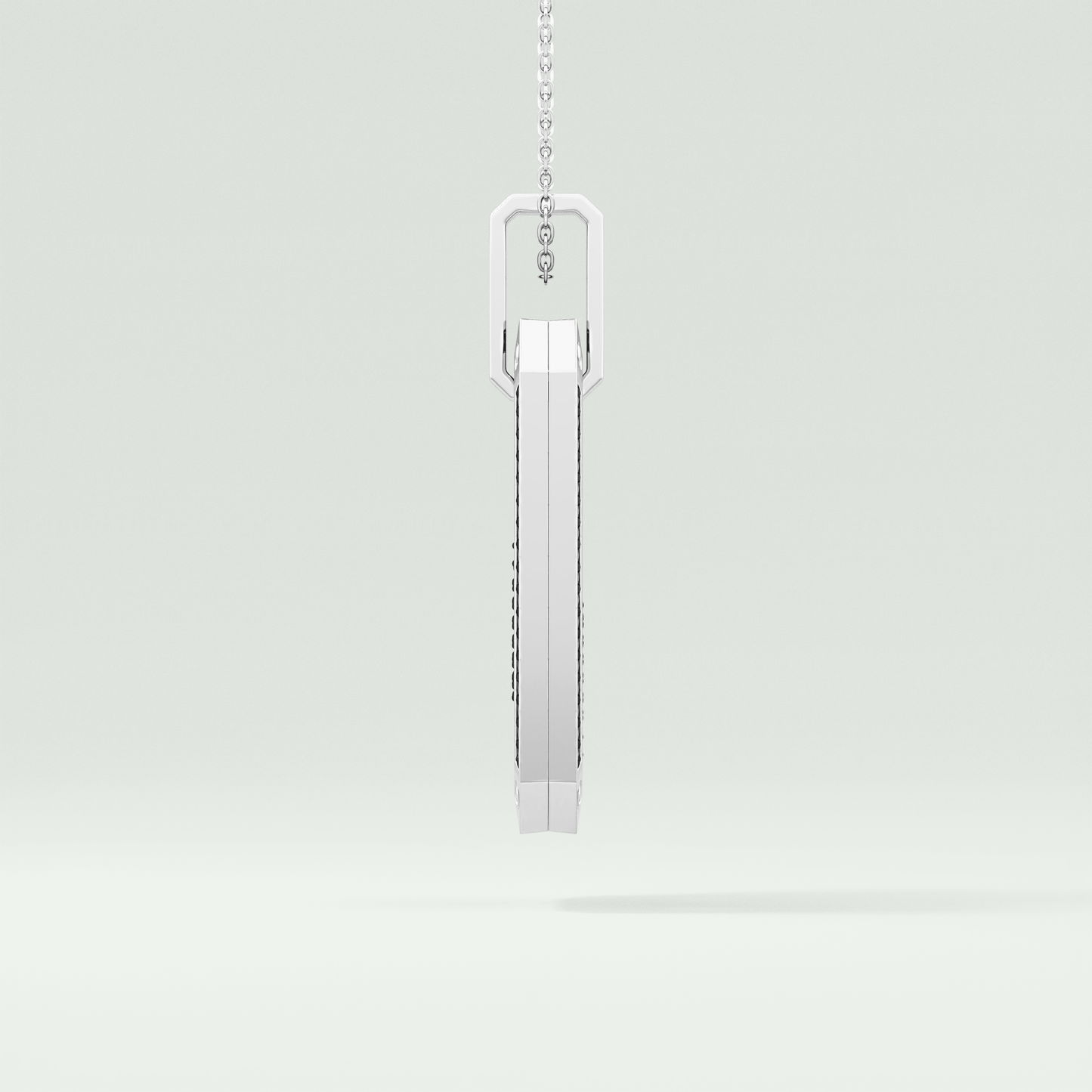 0.90 CT Star Shaped Black Moissanite Diamond Stones Necklace For Him 8