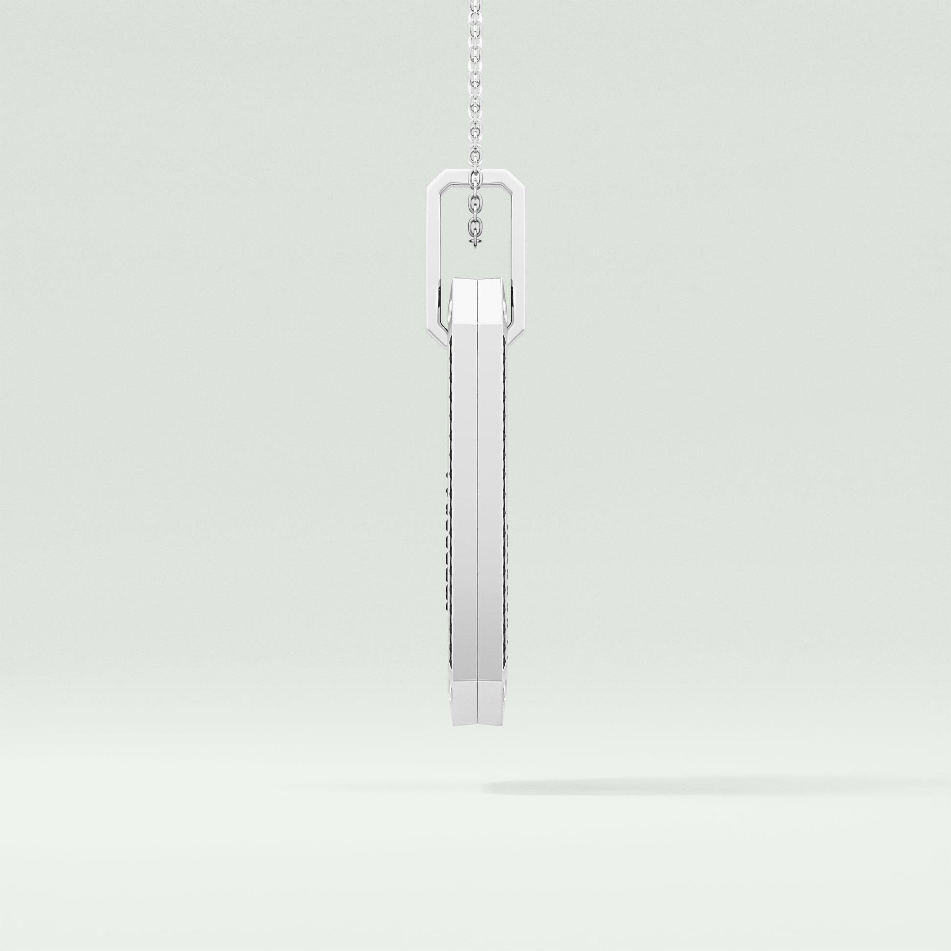 0.90 CT Star Shaped Black Moissanite Diamond Stones Necklace For Him 8