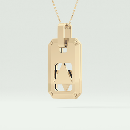 Unique Polished Star Shaped Necklace For Men