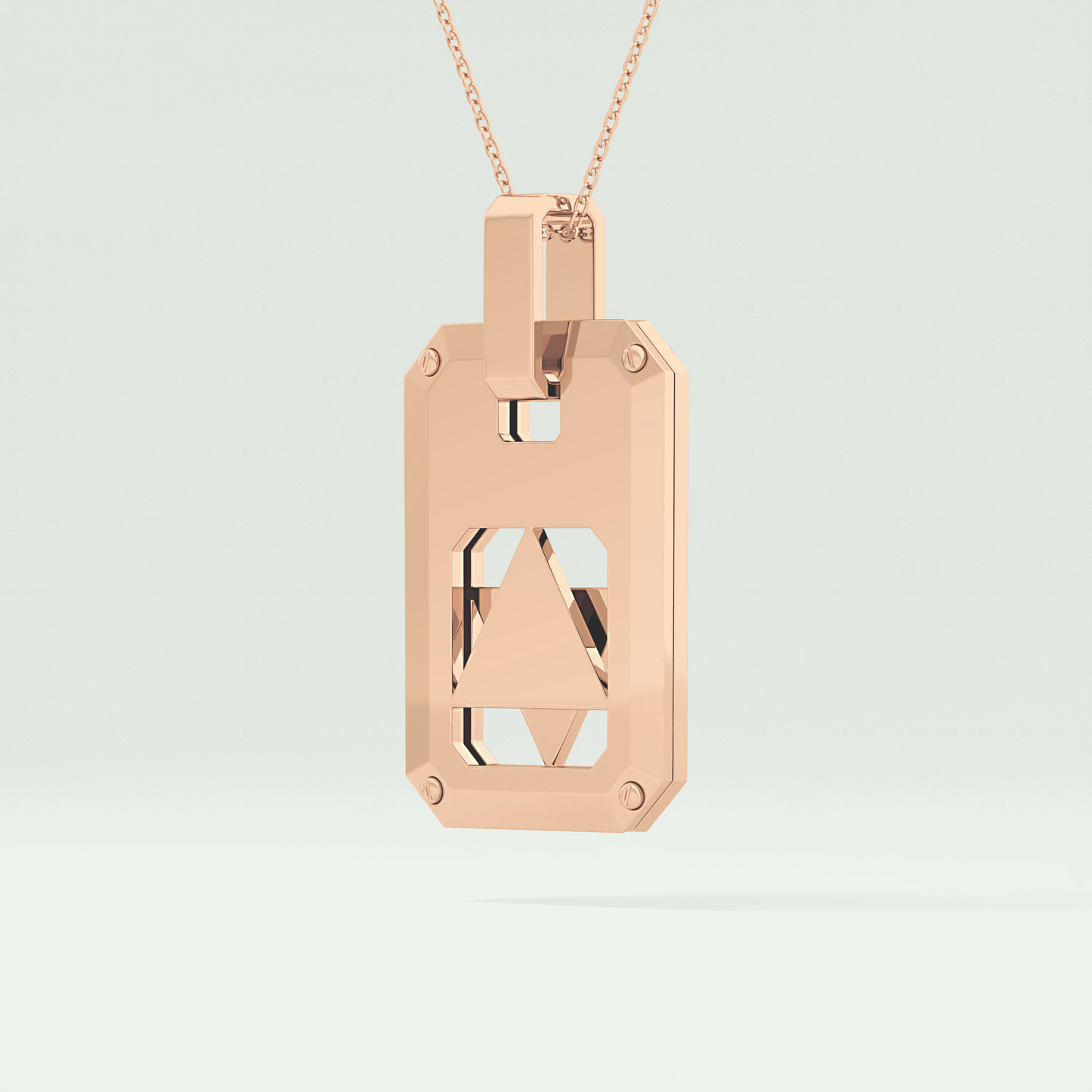 Unique Polished Star Shaped Necklace For Men