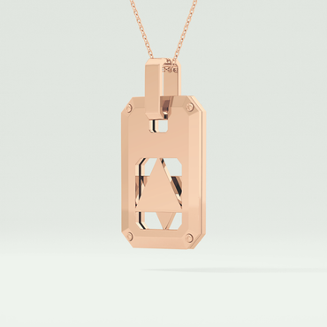 Unique Polished Star Shaped Necklace For Men