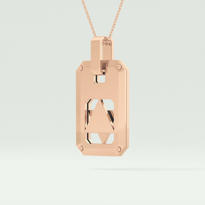 Unique Polished Star Shaped Necklace For Men