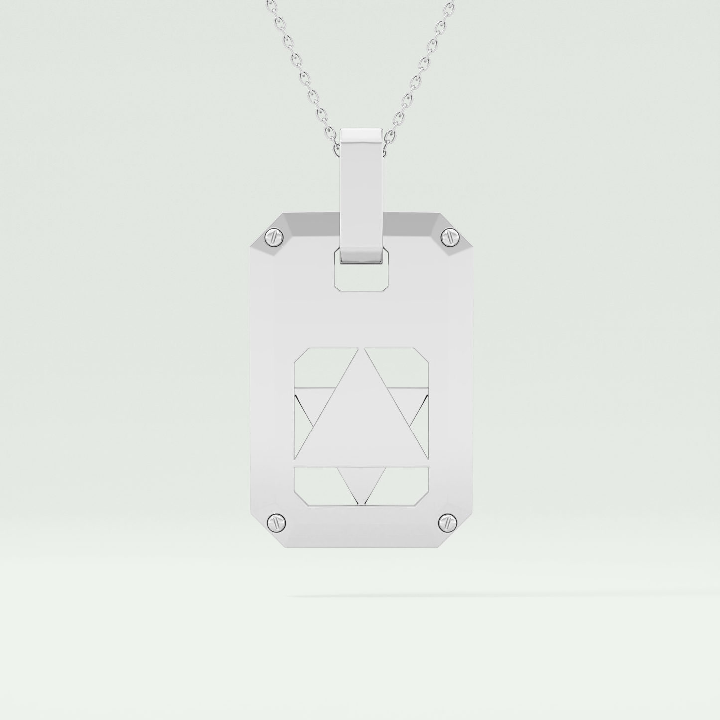 Unique Polished Star Shaped Necklace For Men