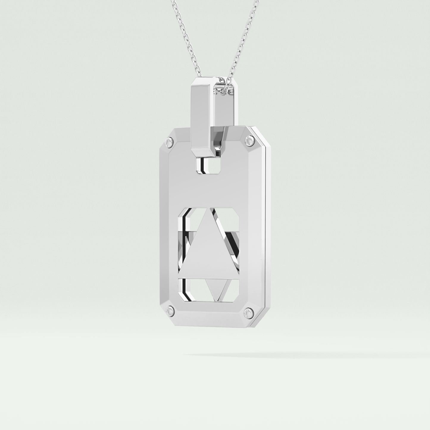 Unique Polished Star Shaped Necklace For Men