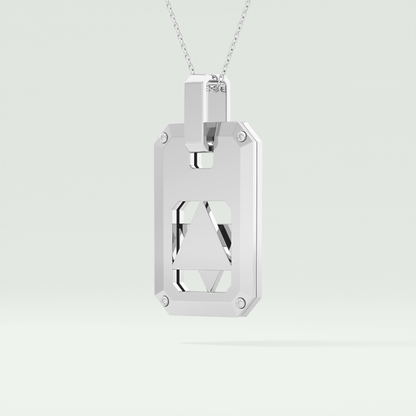 Unique Polished Star Shaped Necklace For Men