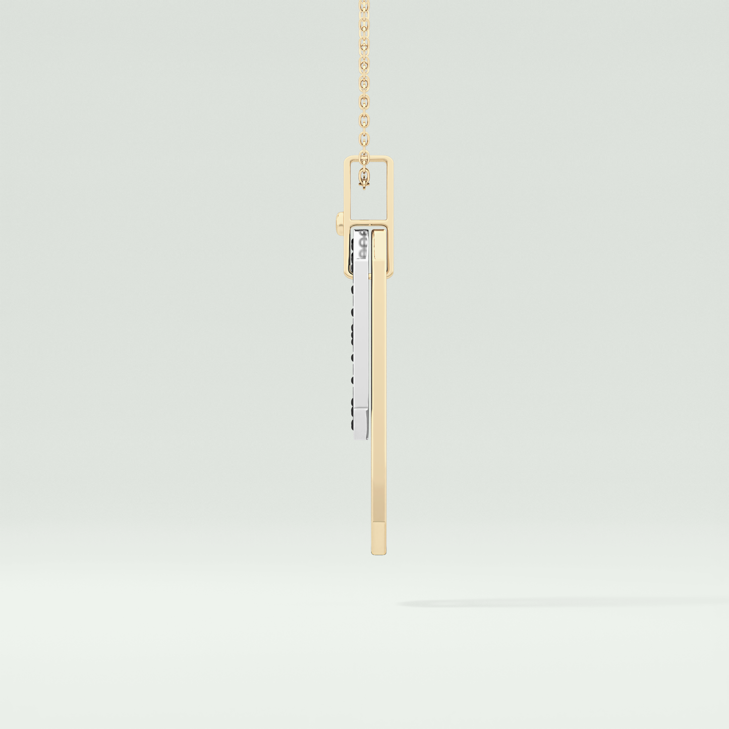 0.30 CT Elegant Black Moissanite Diamond Necklace 3