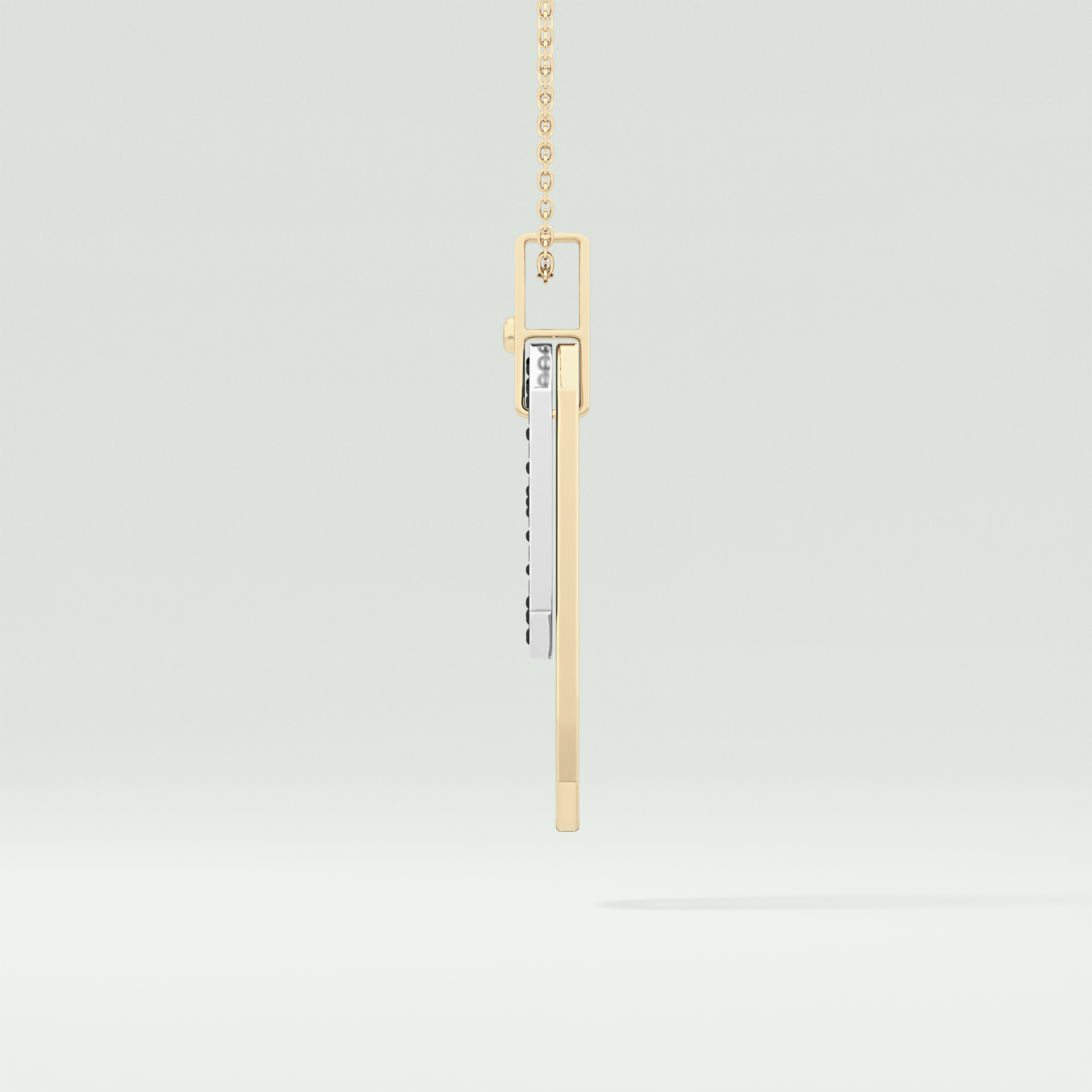 0.30 CT Elegant Black Moissanite Diamond Necklace 3