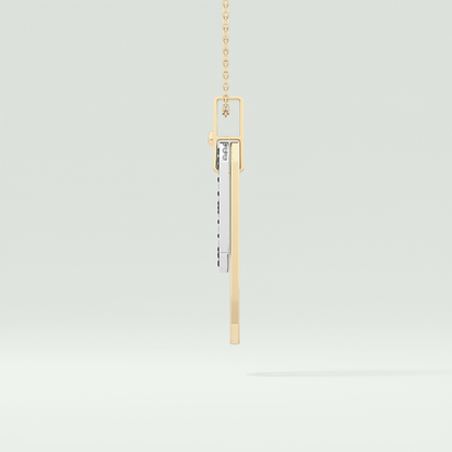 0.30 CT Elegant Black Moissanite Diamond Necklace 3