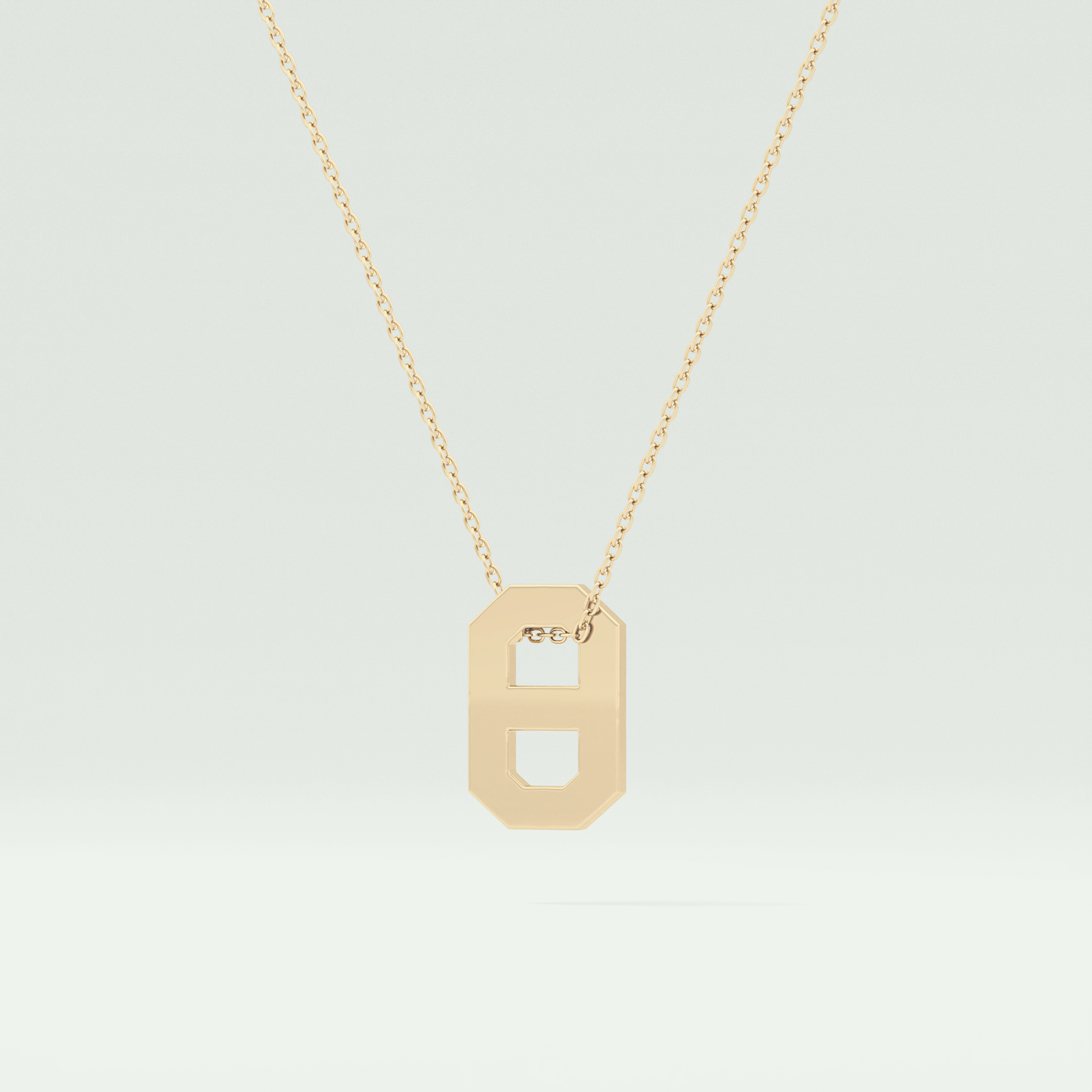 0.02 CT Black Solitaire Moissanite Diamond Necklace For Him 4