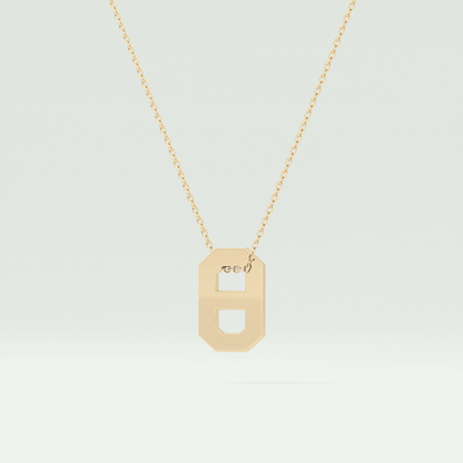 0.02 CT Black Solitaire Moissanite Diamond Necklace For Him 4