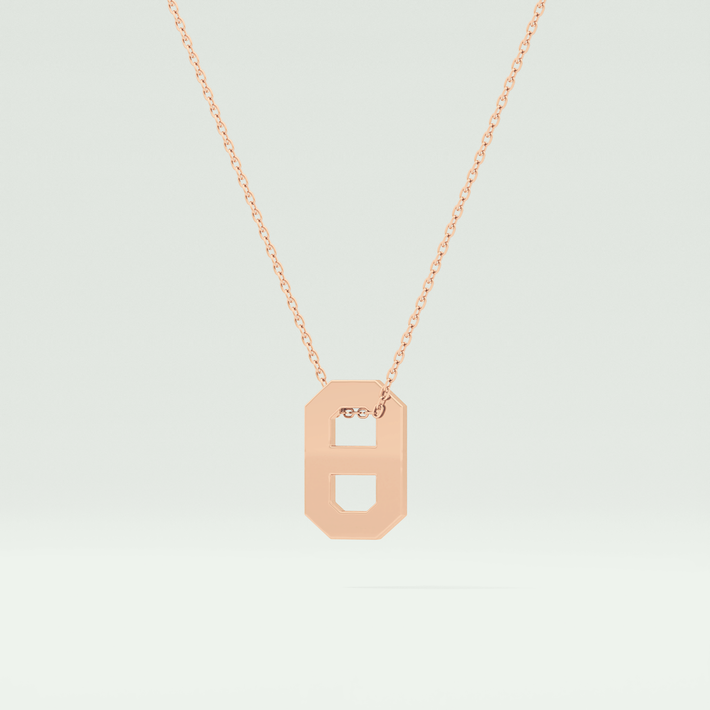 0.02 CT Black Solitaire Moissanite Diamond Necklace For Him 12