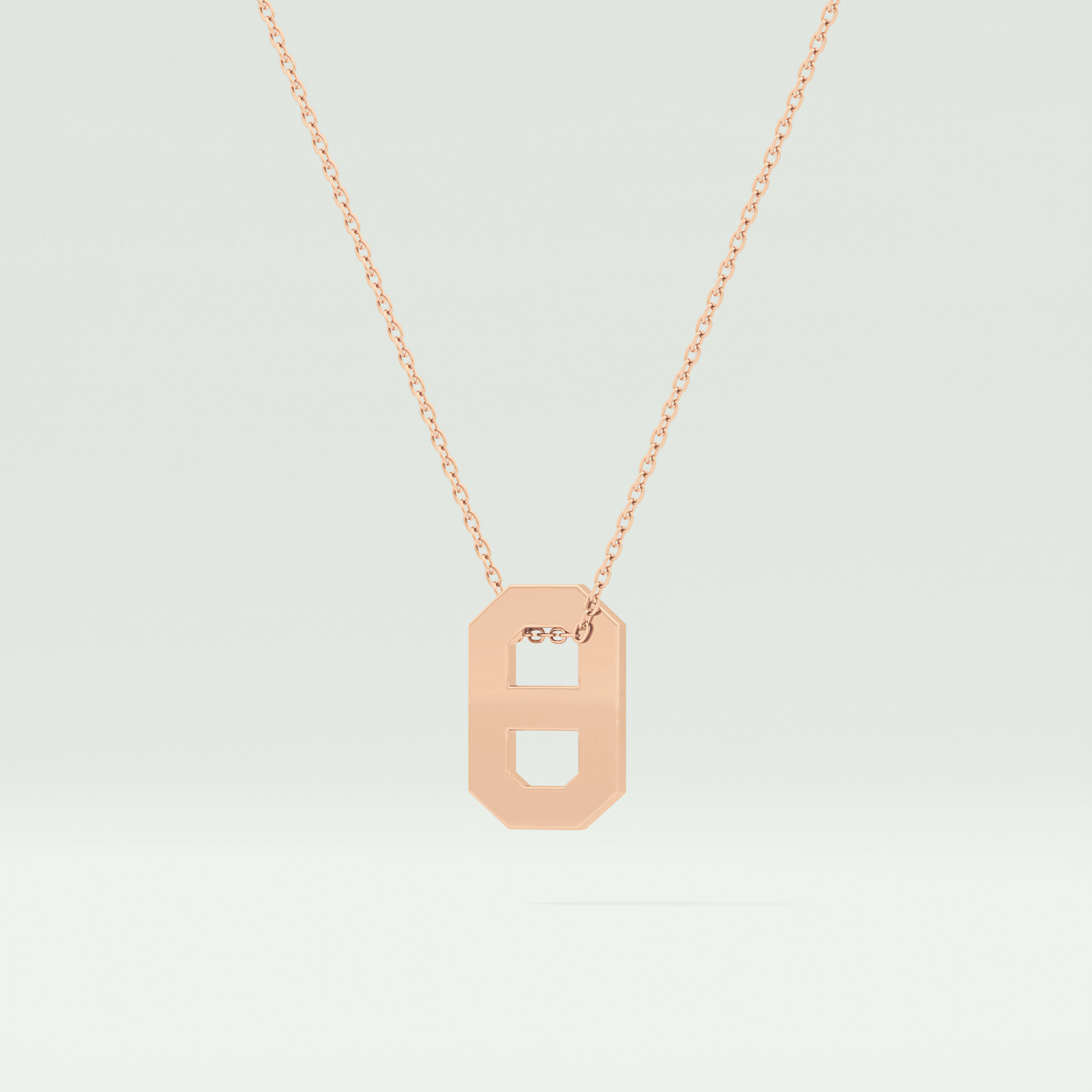 0.02 CT Black Solitaire Moissanite Diamond Necklace For Him 12