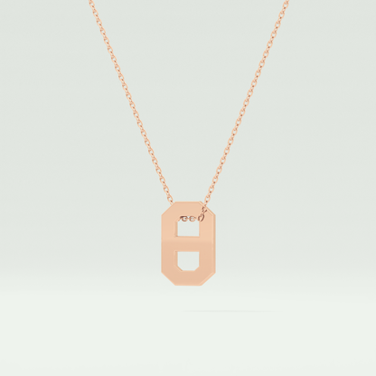 0.02 CT Black Solitaire Moissanite Diamond Necklace For Him 12