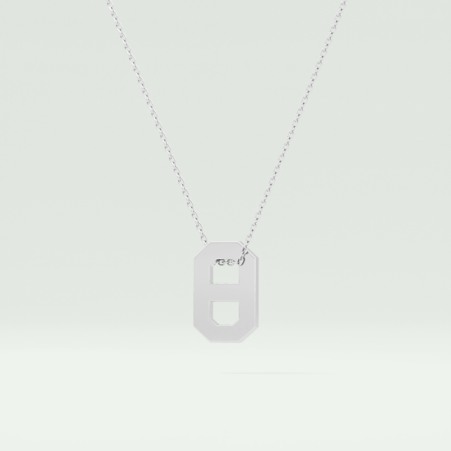 0.02 CT Black Solitaire Moissanite Diamond Necklace For Him 5