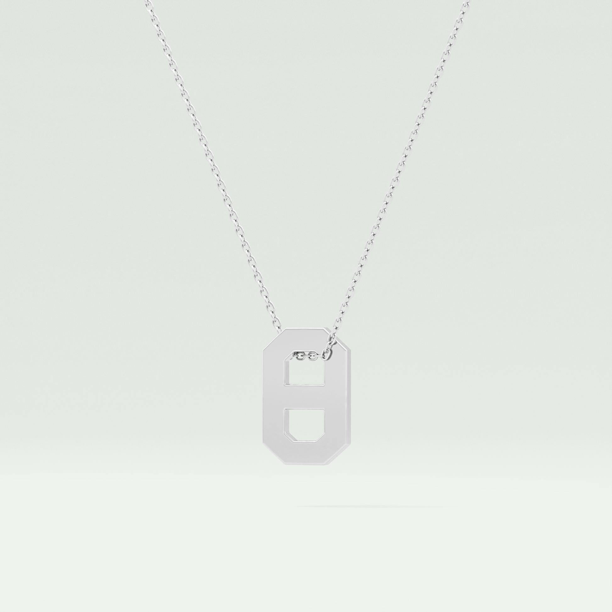 0.02 CT Black Solitaire Moissanite Diamond Necklace For Him 5