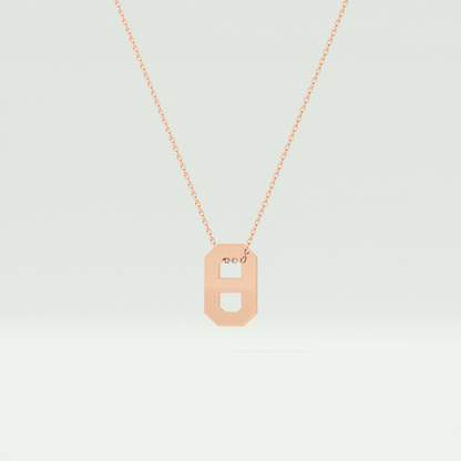 0.02 CT Round Solitaire Moissanite Diamond Necklace For Him 12